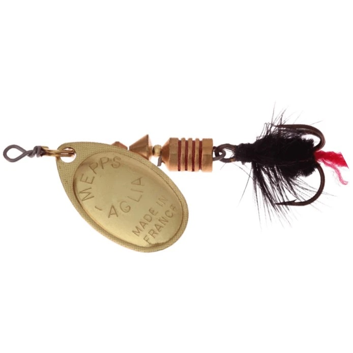 Блесна вращ. MEPPS "Aglia Mouche OR/Noire" №2