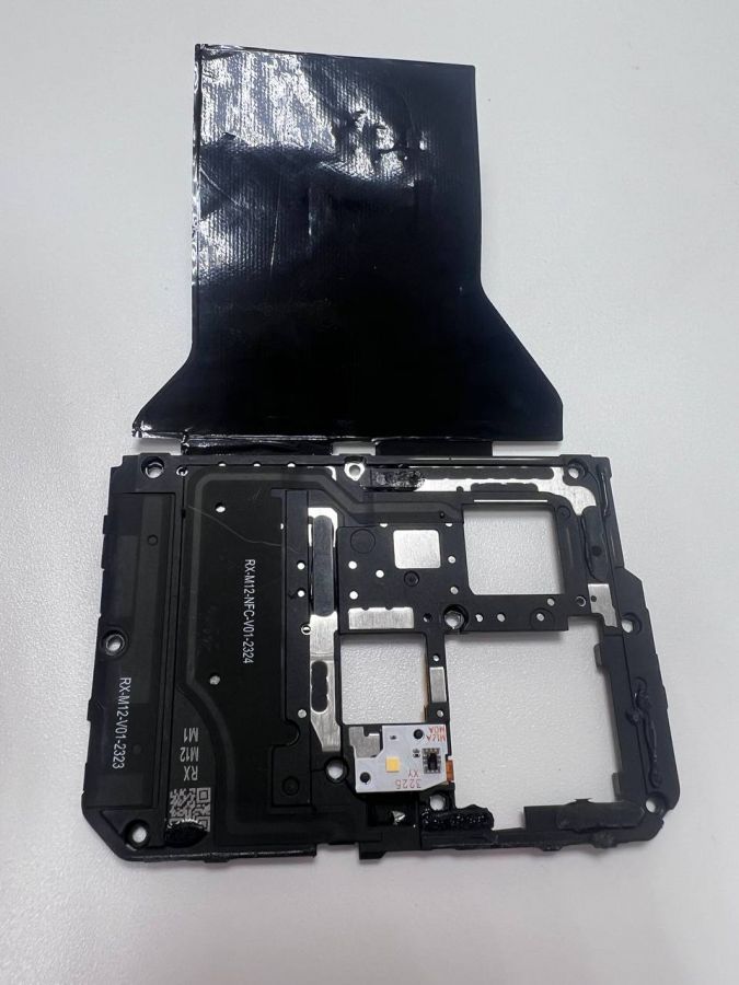 Xiaomi 13T PRO прижимные пластины и антенна беспроводной зарядки оригинал с разбора