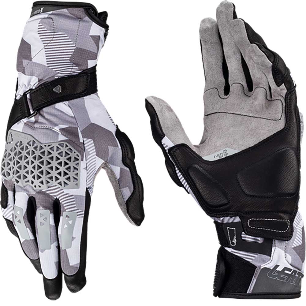 Leatt ADV X-Flow 7.5 Steel (2025) перчатки для мототуризма и путешествий