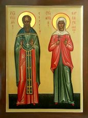 Икона Варвара Лосева (рукописная)