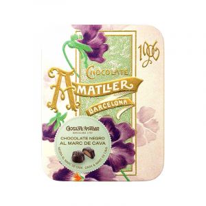 конфеты с трюфельной начинкой Марк де Кава Amatller Chocolate Negro al Marc de Cava Испания