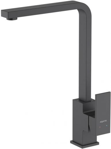 Смеситель для кухни Акватек AQ1680MB ЛИБРА  матовый черный