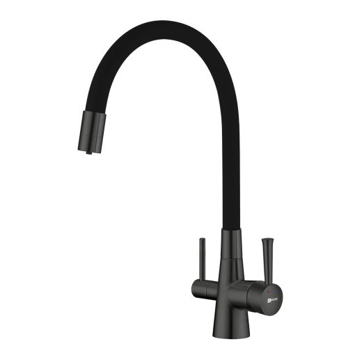Смеситель для кухни Lemark Comfortс подключением к фильтру с питьевой водой LM3075GM