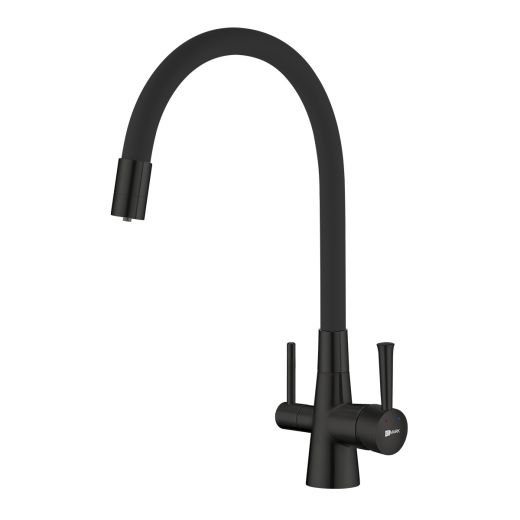 Смеситель для кухни Lemark Comfort с подключением к фильтру с питьевой водой LM3075BL