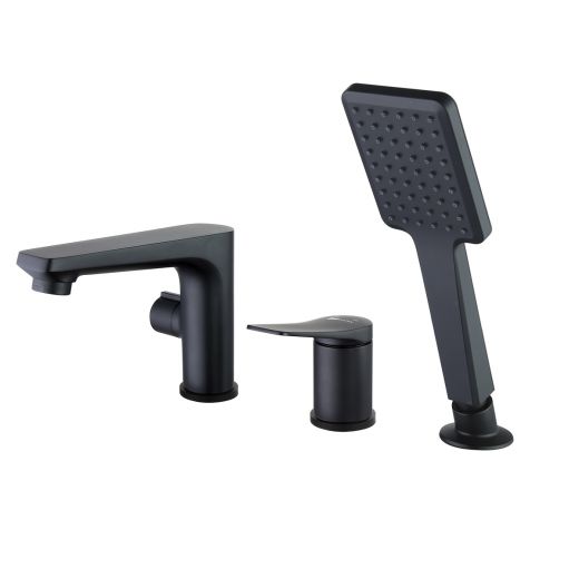 Смеситель для ванны и душа Lemark Bronx LM3745BL