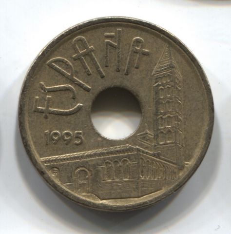 25 песет 1995 г. Испания Кастилия и Леон