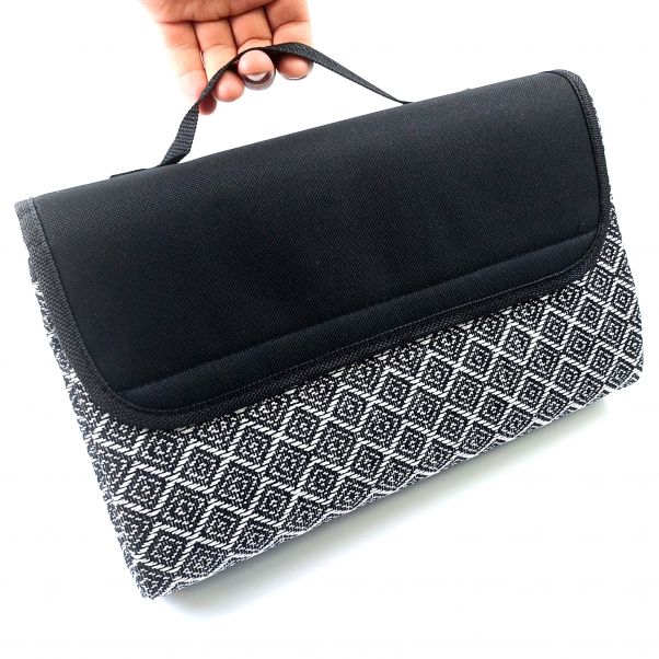 Плед для пикника Jacquard черный