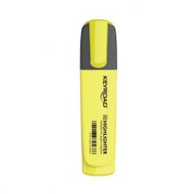 Текстмаркер 2-5мм KEYROAD Neon желтый скошен/12, шт