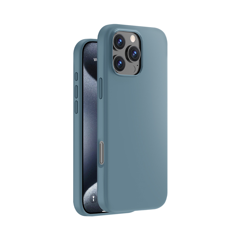 Чехол Liquid Silicone Magsafe для Apple iPhone 16 Pro, темно-зеленый