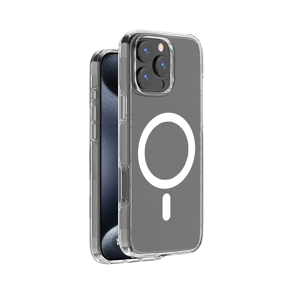 Чехол Gel Сrystal MagSafe для Apple iPhone 16 Pro, прозрачный