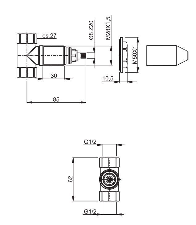 Внутренняя часть для смесителя Fima - Carlo Frattini F2220 ФОТО