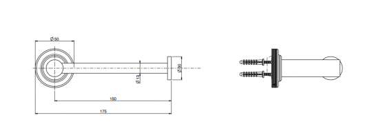 Держатель для туалетной бумаги Fima - Carlo Frattini Park Lane F6305/1 схема 2