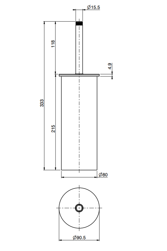 Ершик напольный  Fima - Carlo Frattini Park Lane F6306/3 ФОТО