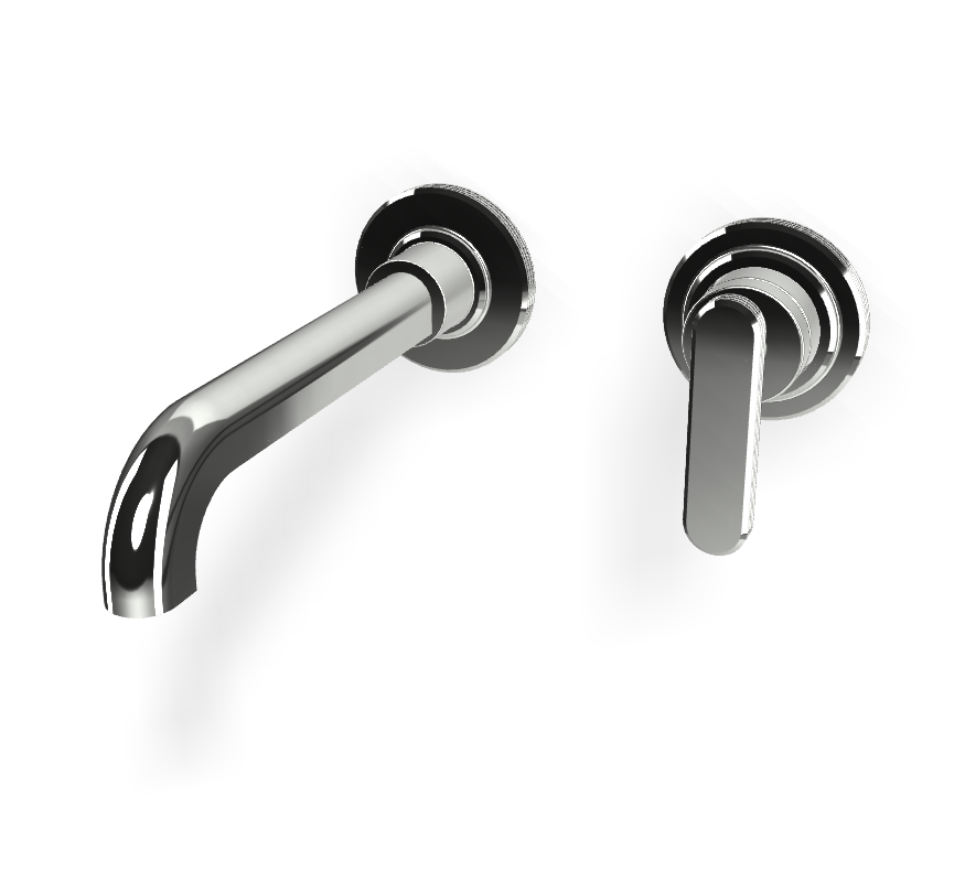 Изображение Однорычажный смеситель Fima - Carlo Frattini Park Lane настенный для раковины F1301WLX9