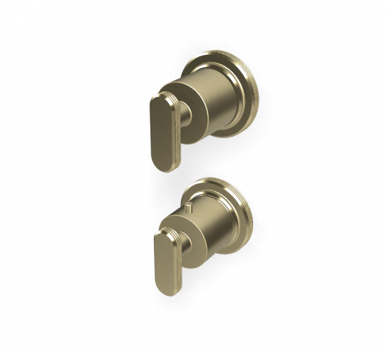 Однорычажный термостатический смеситель Fima - Carlo Frattini Park Lane встраиваемый для душа F1333N7 схема 6