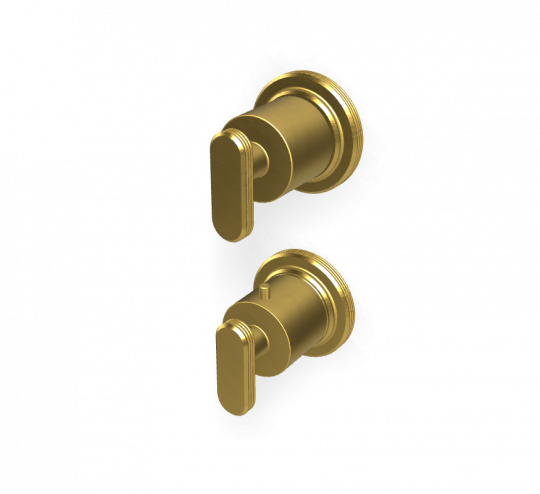 Однорычажный термостатический смеситель Fima - Carlo Frattini Park Lane встраиваемый для душа F1333N7 схема 8