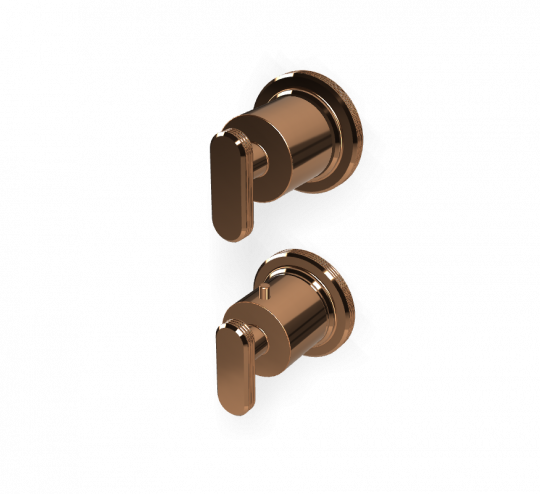 Однорычажный термостатический смеситель Fima - Carlo Frattini Park Lane встраиваемый для душа F1333N7 схема 10