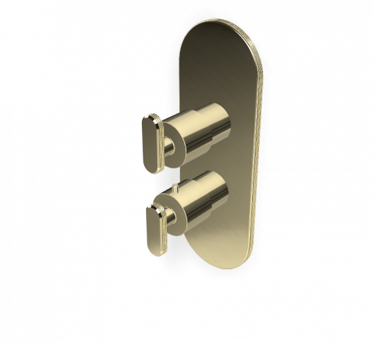 Термостатический смеситель Fima - Carlo Frattini Park Lane встраиваемый для душа F1309X7 схема 5