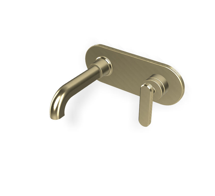 Однорычажный смеситель Fima - Carlo Frattini Park Lane настенный для раковины F1301WX5 ФОТО