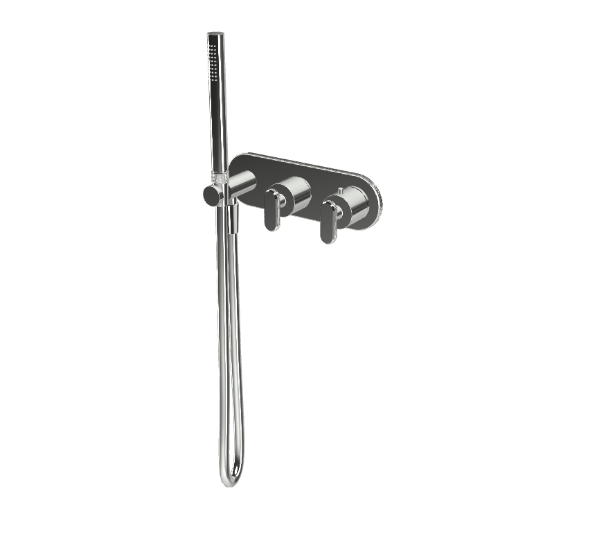 Однорычажный термостатический смеситель Fima - Carlo Frattini Park Lane встраиваемый для душа F1319WX3 ФОТО