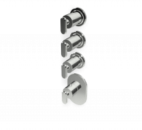 Термостатический смеситель Fima - Carlo Frattini Park Lane встраиваемый для душа F1353X3 схема 1