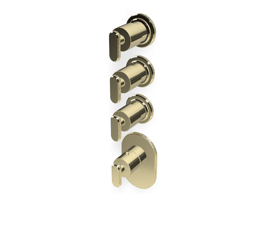 Термостатический смеситель Fima - Carlo Frattini Park Lane встраиваемый для душа F1353X3 ФОТО