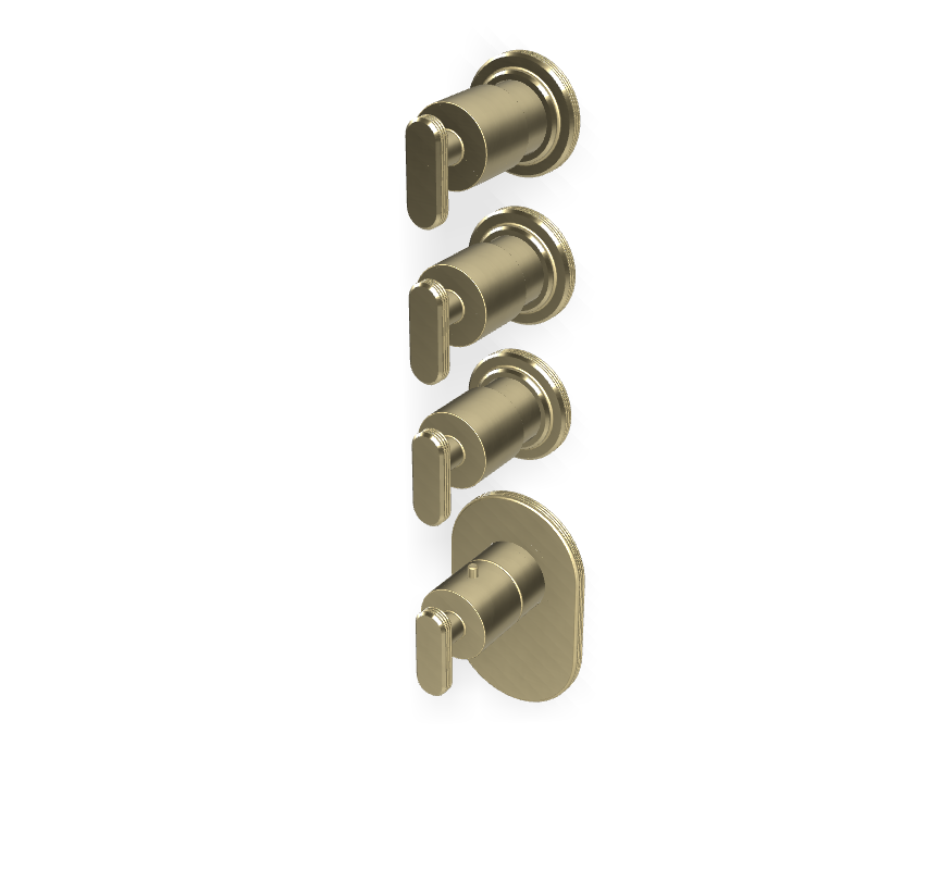 Термостатический смеситель Fima - Carlo Frattini Park Lane встраиваемый для душа F1353X3 ФОТО