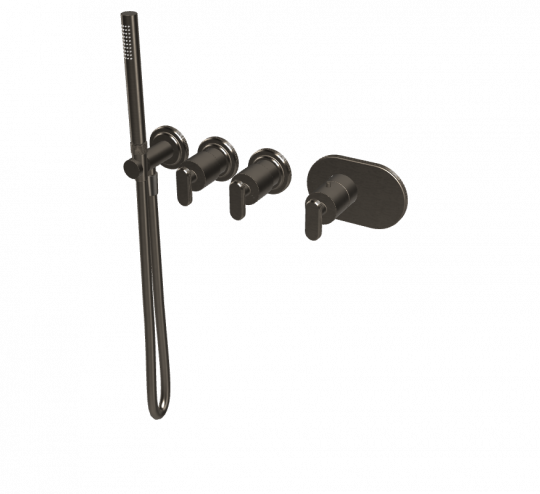 Термостатический смеситель Fima - Carlo Frattini Park Lane встраиваемый для душа F1368X2 схема 4