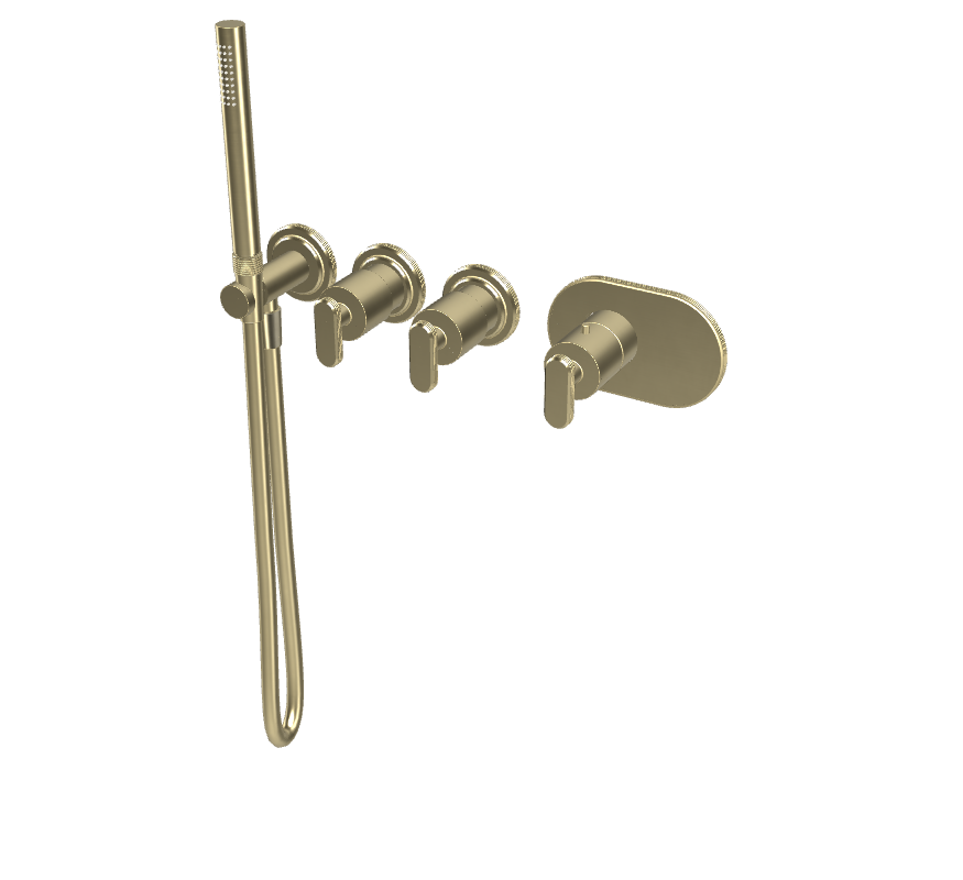 Термостатический смеситель Fima - Carlo Frattini Park Lane встраиваемый для душа F1368X2 ФОТО