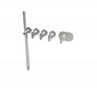 Термостатический смеситель Fima - Carlo Frattini Park Lane встраиваемый для душа F1368X3 схема 1