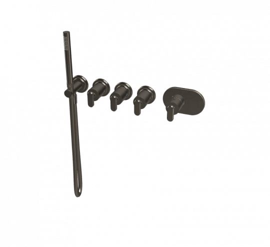 Термостатический смеситель Fima - Carlo Frattini Park Lane встраиваемый для душа F1368X3 схема 4