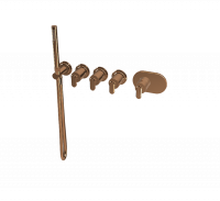 Термостатический смеситель Fima - Carlo Frattini Park Lane встраиваемый для душа F1368X3 схема 10