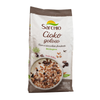 Воздушный рис с темным шоколадом без глютена  200 г, Cioko goloso, Sarchio, 200 g