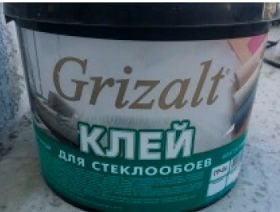 Клей для Стеклообоев Grizalt БС-354 20кг Дисперсионный, Влагостойкий / Гризальт