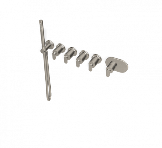 Термостатический смеситель Fima - Carlo Frattini Park Lane встраиваемый для душа F1368X4 схема 9