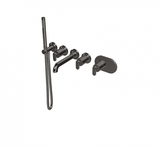 Термостатический смеситель Fima - Carlo Frattini Park Lane встраиваемый для душа F1379X2 схема 3