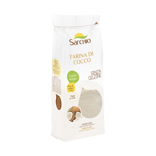 Мука кокосовая 350 г, Farina di cocco, Sarchio, 350 g