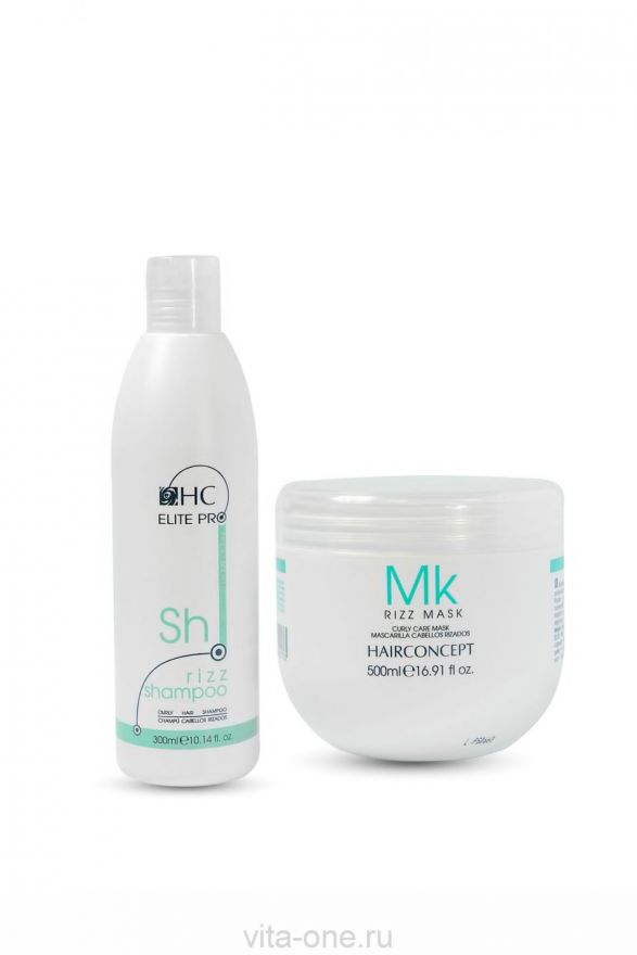 Набор упругие завитки MINI (шампунь+маска) серии ELITE PRO HAIR CONCEPT 500мл+300мл