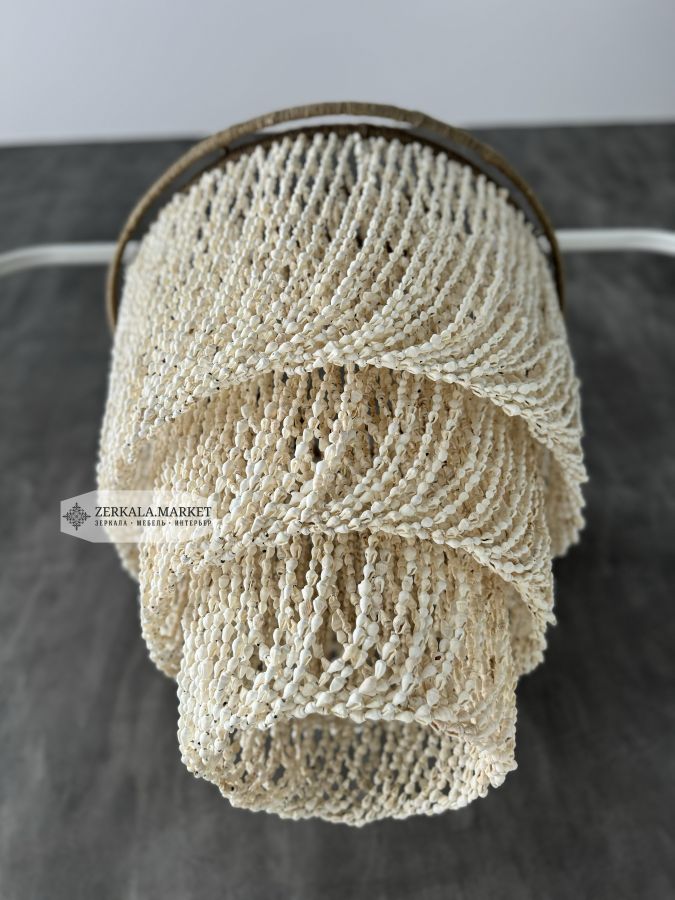 Абажур из ракушек D50 L68