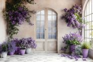 Фон стена "Lavanda wall №1"