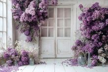 Фон стена "Hortensia №1"