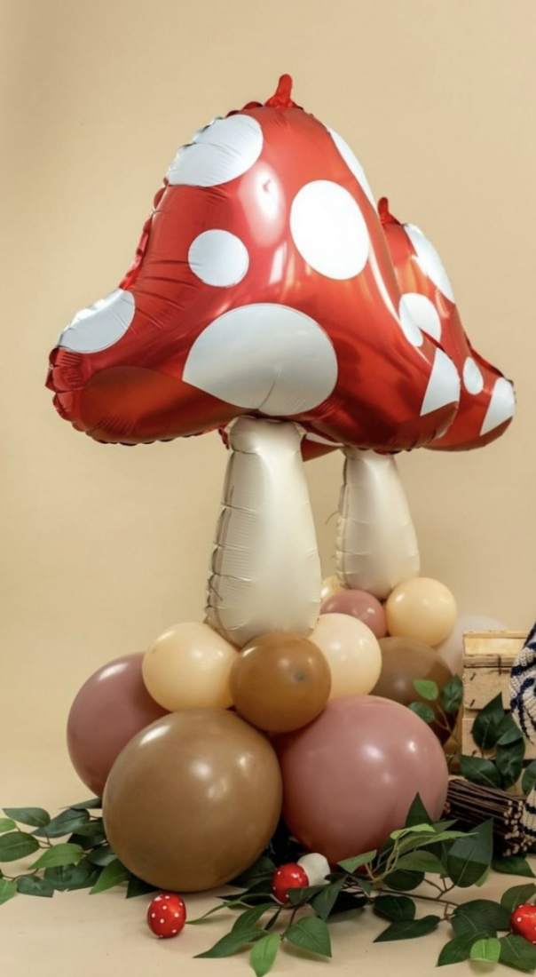 Фигура лесной грибок из шаров