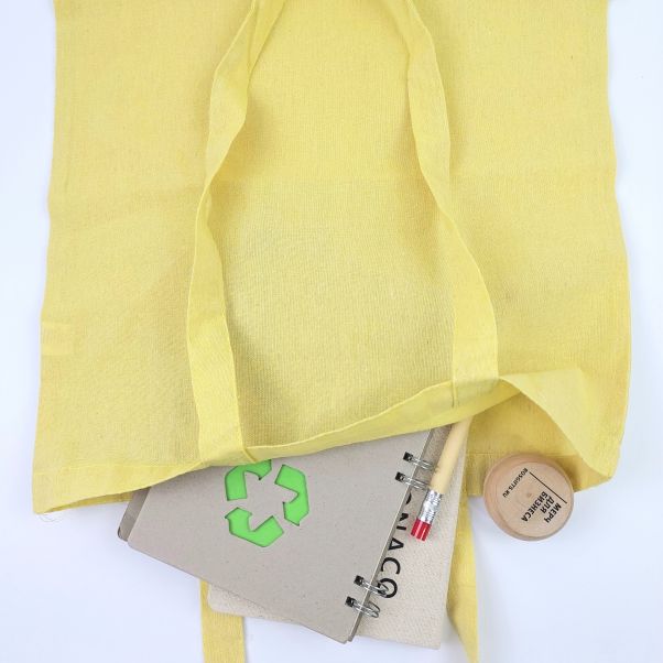 Эко сумка RIVOL желтая