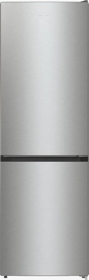 Холодильник с морозильником Gorenje NRKE62XL серебристый