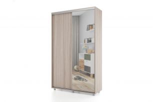 Шкаф-купе -PRIME 2-хдвер. ОР12-6.ZD (1200*600*2300мм) Ясень шимо светлый
