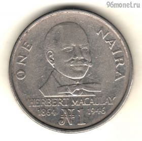 Нигерия 1 найра 1991