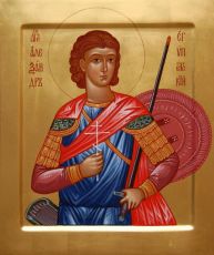 Икона Александр Египетский (рукописная)