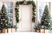 Фон стена "Winter-time"