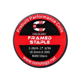 10 шт. Coilology Framed Staple Coil, набор готовых спиралей