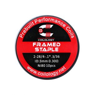 10 шт. Coilology Framed Staple Coil, набор готовых спиралей